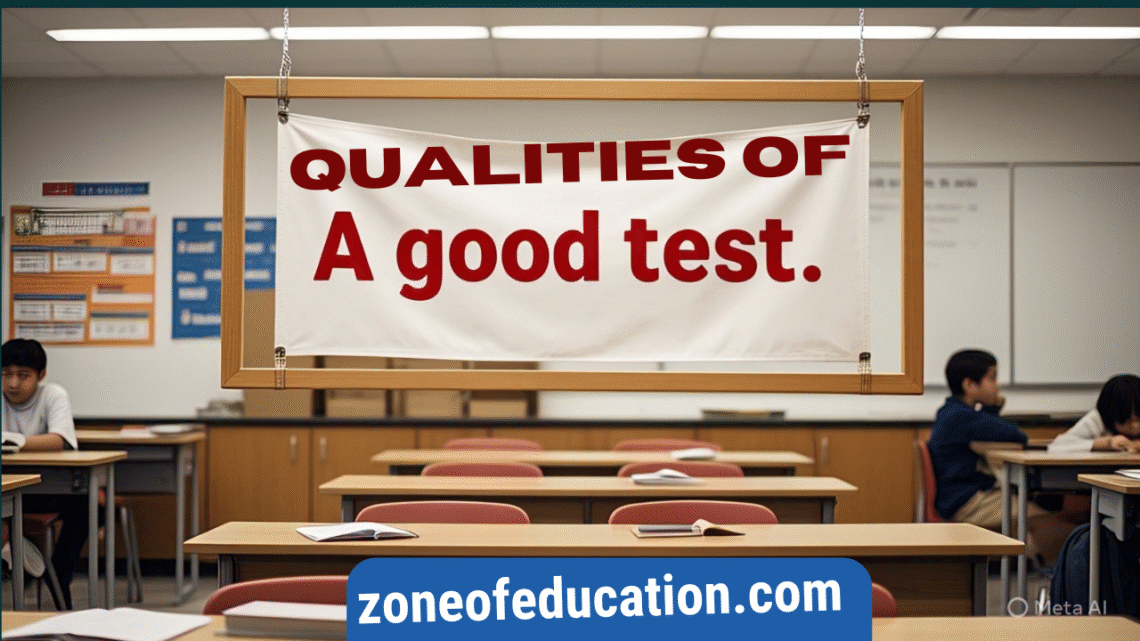Qualities of a Good Test
