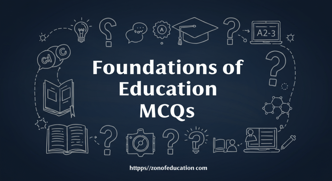 Foundation of Education MCQs